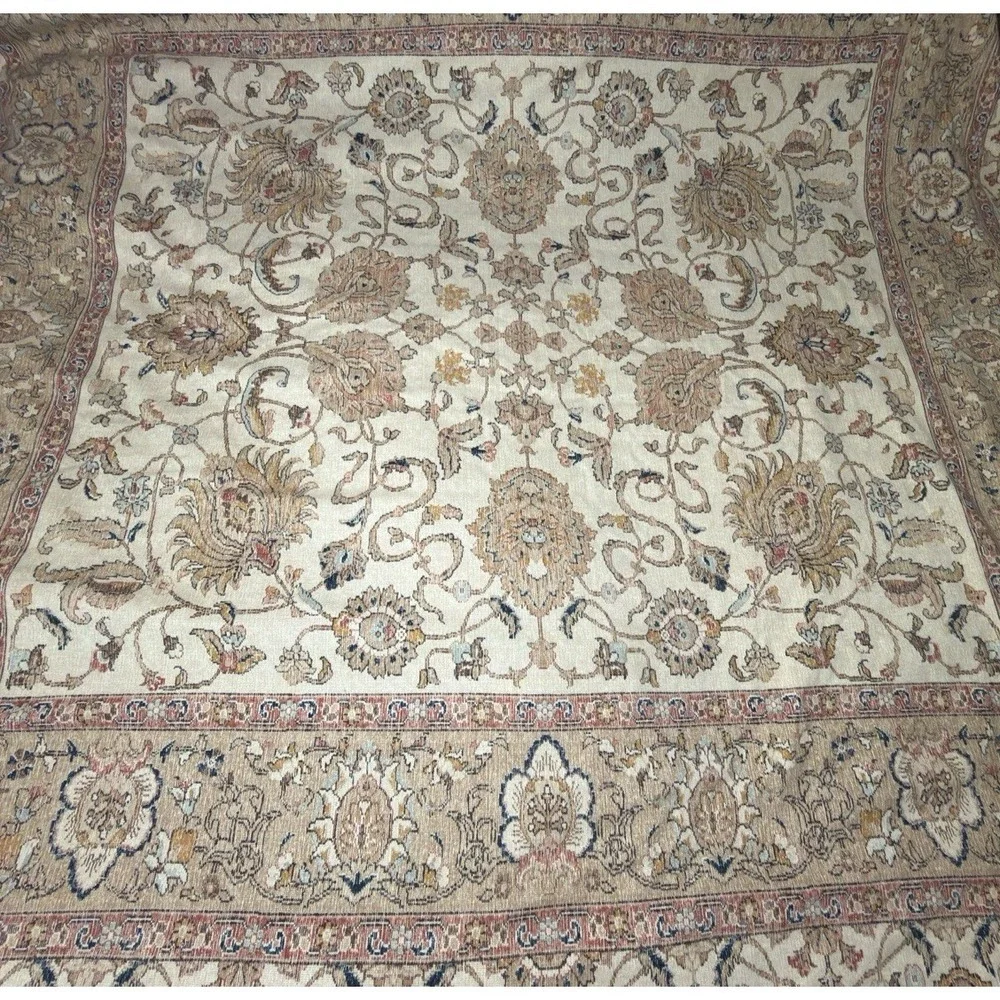 Ralph Lauren Northern Cape Paisley‎ Queen Duvet Cover Neutral Persian Tapestry
